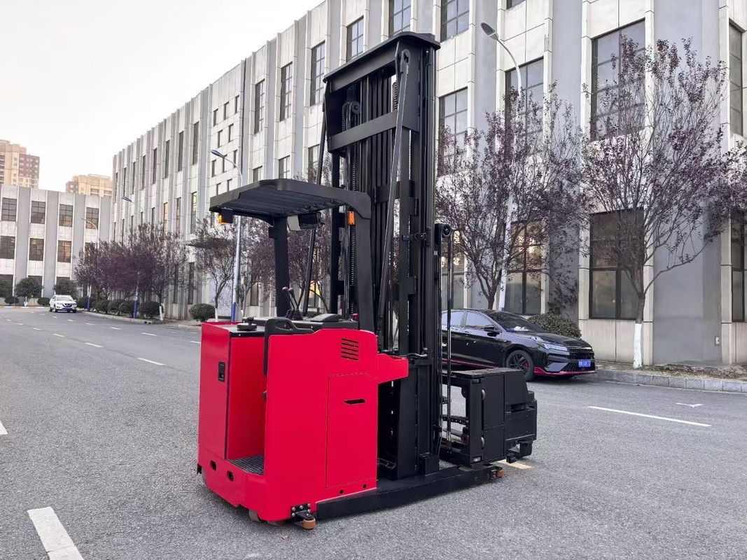Three-way Electric Pallet Stacker  Forklift Rated Capacity 1500 KG Max.Height  7000 mm High-Density Storage Environments