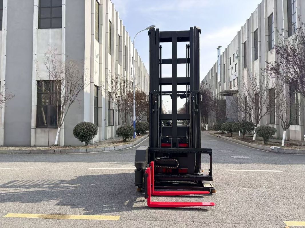 Three-way Electric Pallet Stacker  Forklift Rated Capacity 1500 KG Max.Height  7000 mm High-Density Storage Environments