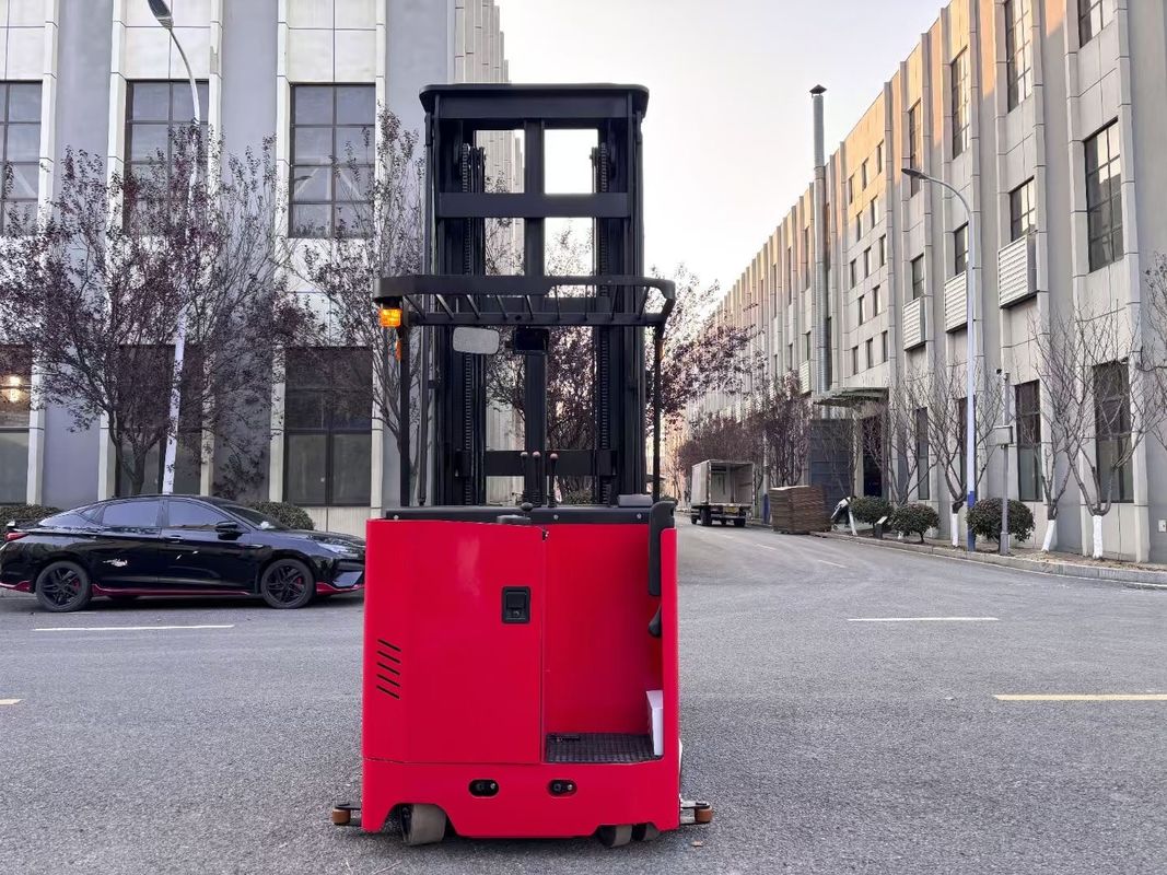 Three-way Electric Pallet Stacker  Forklift Rated Capacity 1500 KG Max.Height  7000 mm High-Density Storage Environments
