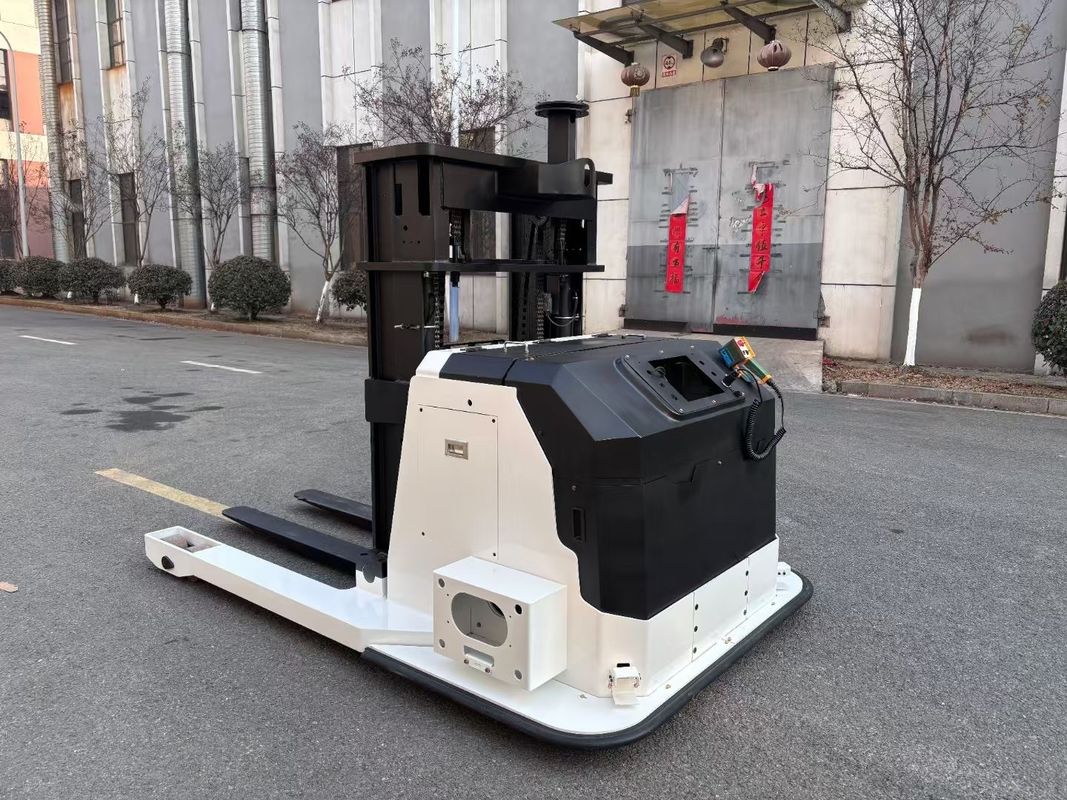 4 Tons Non-standard AGV Body  Electric Pallet  Stacker Lifting Height 4 Meters Fork Adjustment Range 400-700mm